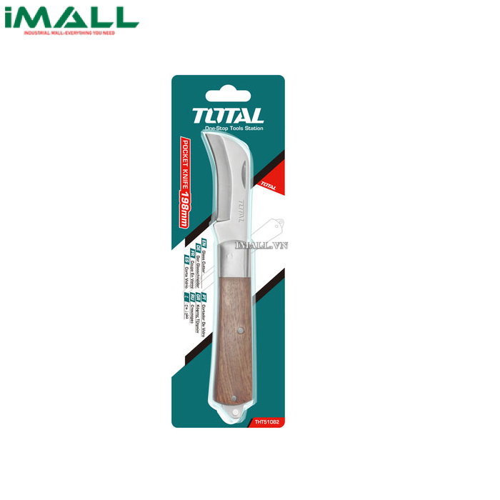 Dao tước dây điện lưỡi cong (198mm) Total THT51082