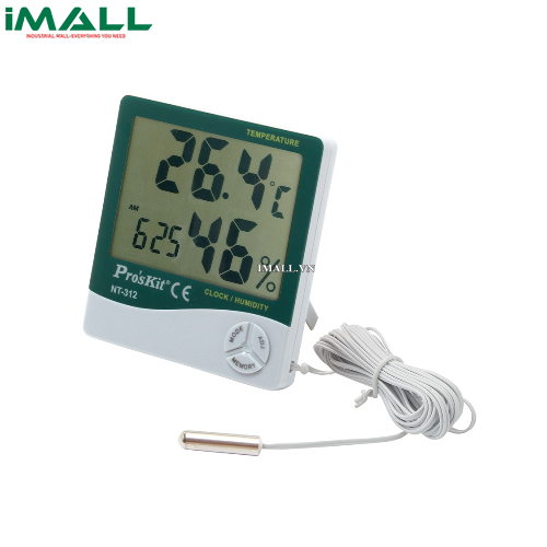 Đồng hồ đo nhiệt độ, độ ẩm có dây Pro'skit NT-3120