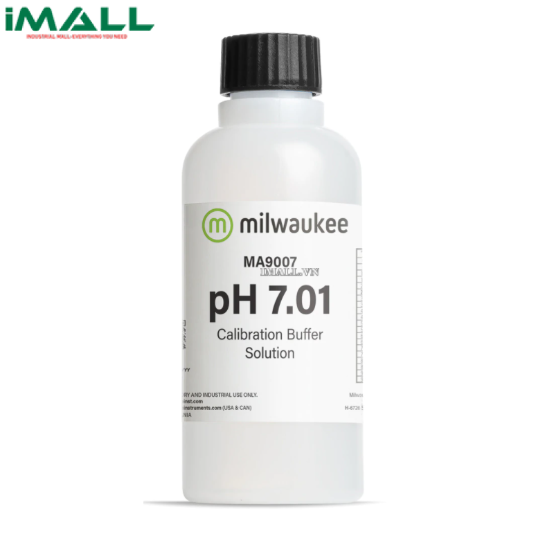 Dung dịch chuẩn pH 7.01 Milwaukee MA9007 (Chai 230ml)0