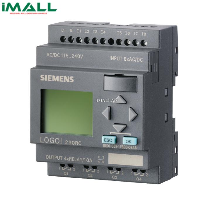 Bộ lập trình LOGO! 230RC Siemens 6ED1052-1FB00-0BA6 (8 DI/4 DO)0