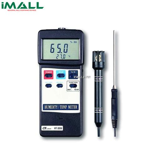 Máy đo độ ẩm và nhiệt độ môi trường Lutron HT-3006A (10~95 %RH, -50°C~1300°C)