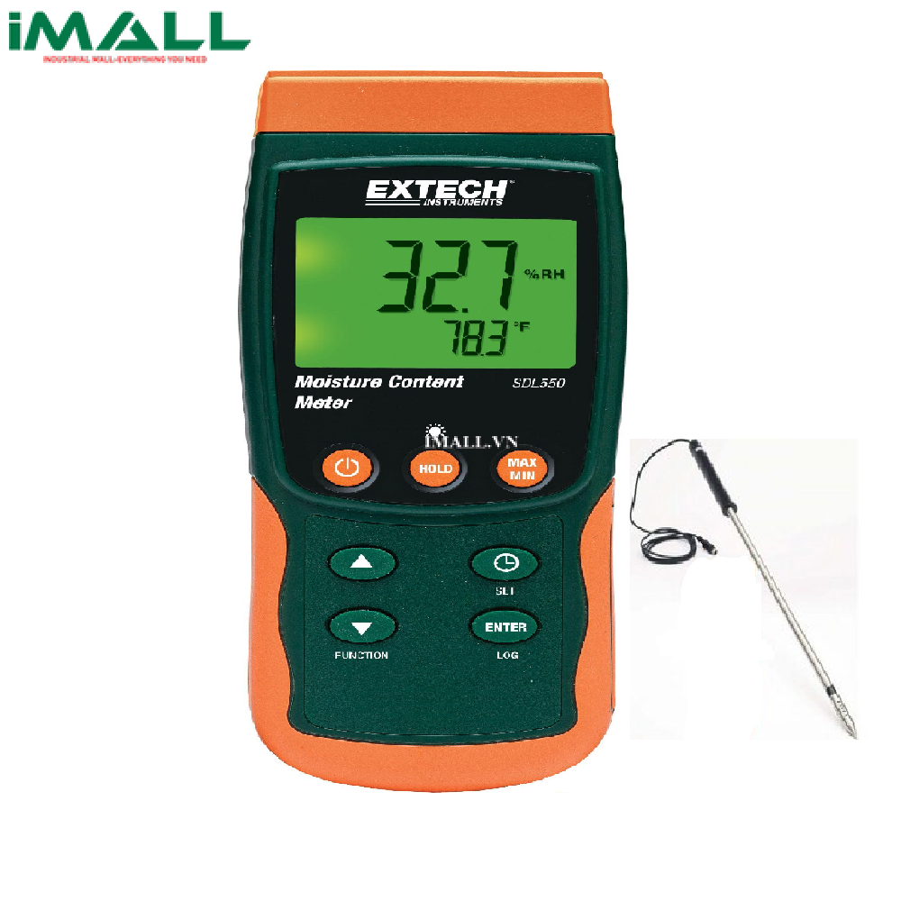 Máy đo độ nhiệt độ, độ ẩm, điểm sương vật liệu nông sản EXTECH SDL550 (có datalogger)