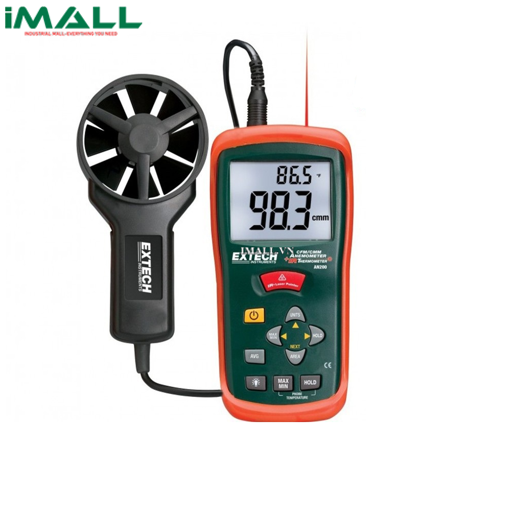Máy đo nhiệt độ - tốc độ, lưu lượng gió EXTECH HD3000