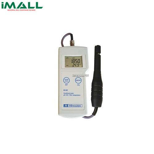 Máy đo pH/EC/TDS/nhiệt độ cầm tay MILWAUKEE MI-805 (0~14pH; 0~3999 uS/cm; 0~1999 ppm, 0~60°C)