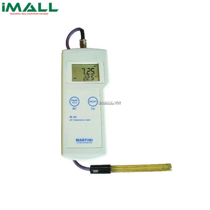 Máy đo pH/nhiệt độ điện tử MILWAUKEE Mi 105 (-2.00~16.00 pH; -5~105C)