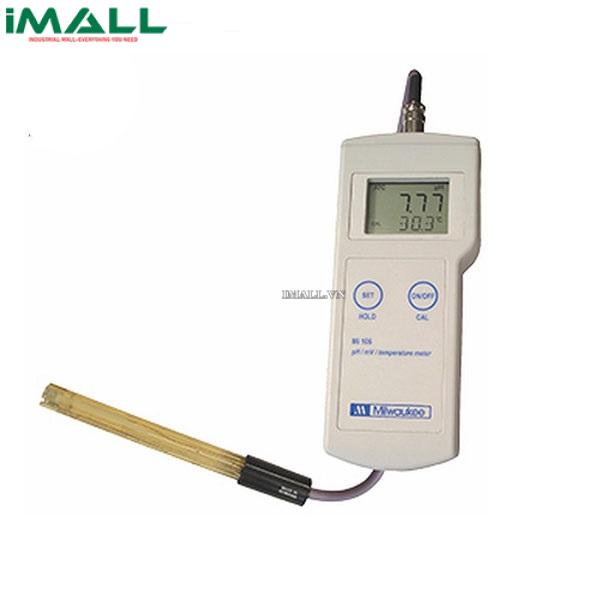 Máy đo pH/ORP/nhiệt độ điện tử MILWAUKEE Mi 106 (-2~16pH; -2000~+2000mV; -5~+105C)0