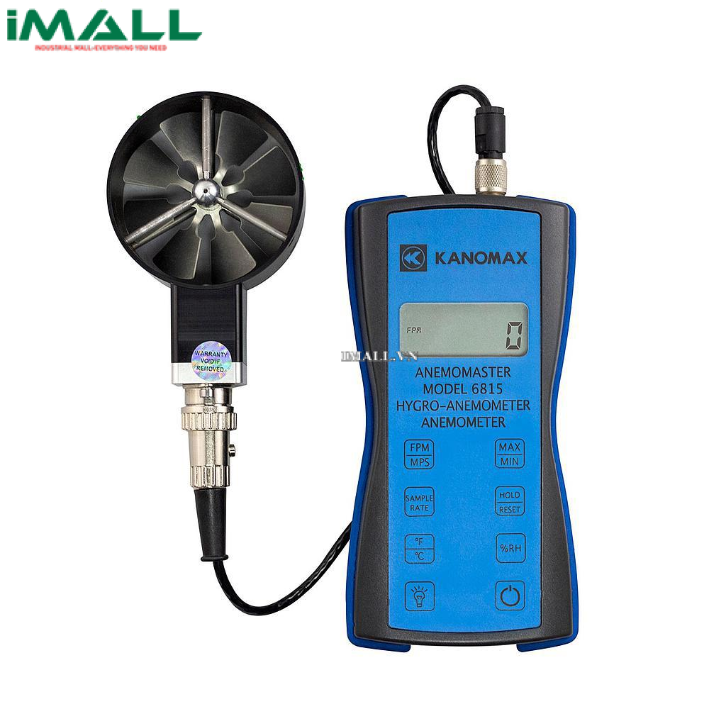 Máy đo tốc độ gió, nhiệt độ, độ ẩm KANOMAX 6815 (40m/s)