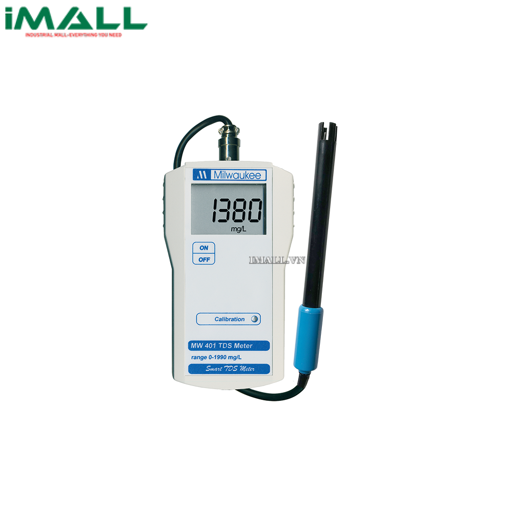 Máy đo tổng chất rắn hòa tan (TDS) MILWAUKEE MW401 (0~1990 mg/L (ppm))
