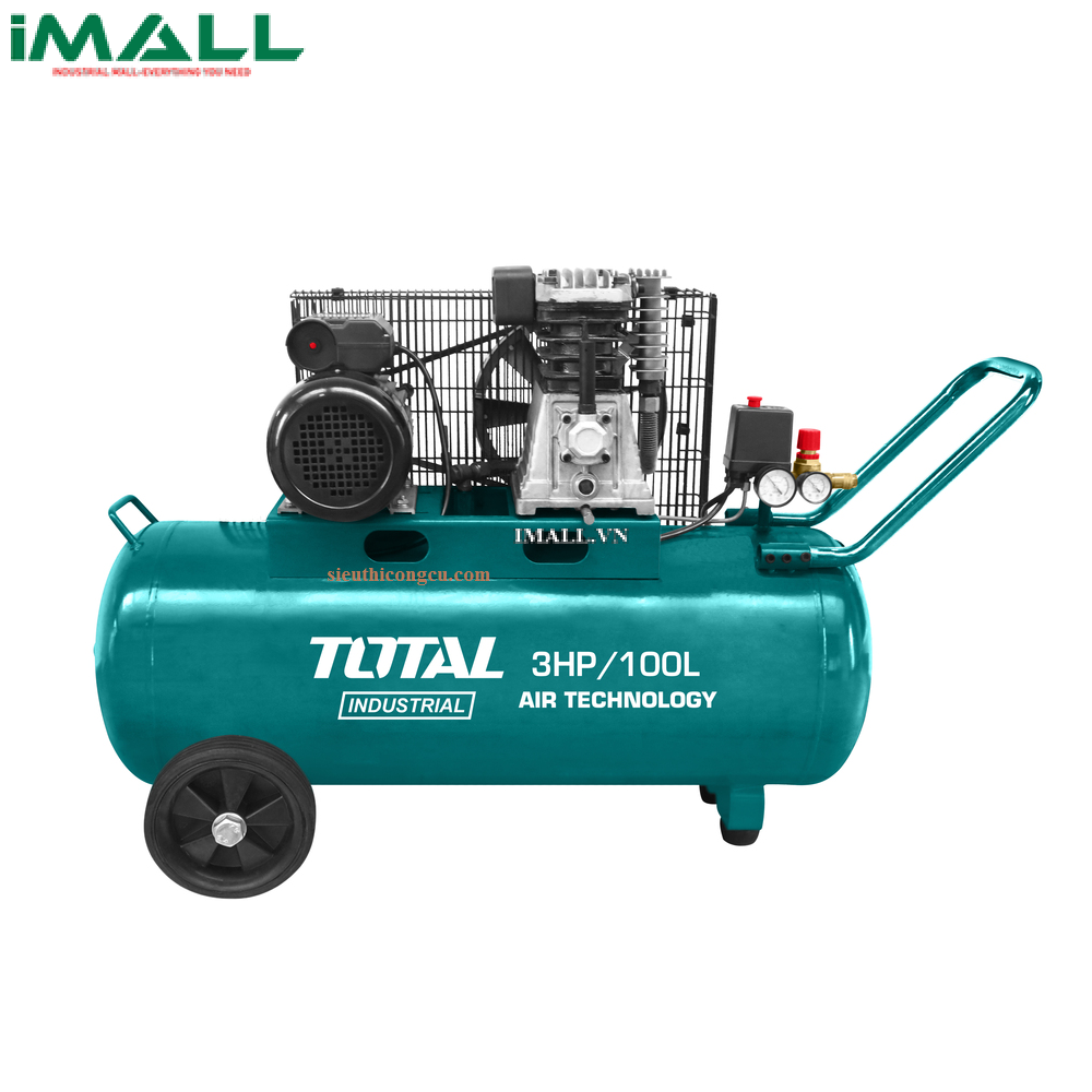 Máy nén khí (3hP) dung tích 100 lít Total TC13010060