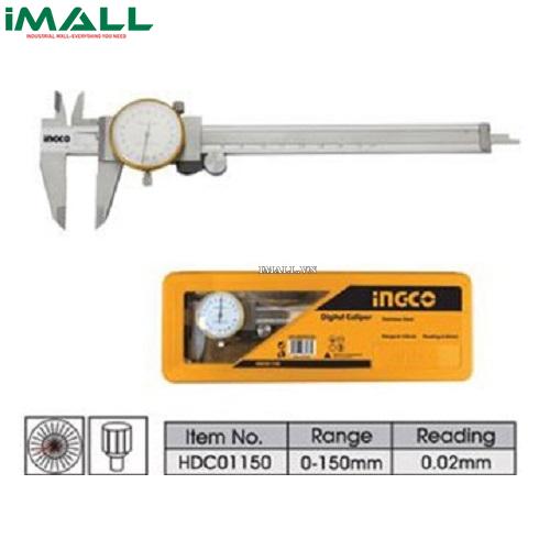 Thước cặp đồng hồ INGCO HDC01150 (150mm)0