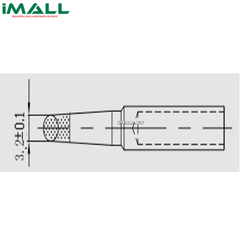 Típ hàn Weller MXT C (A0202717131, 3.2mm)