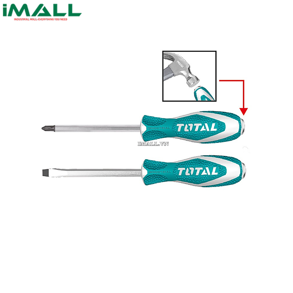 Tuốc nơ vít (tô vít) đóng dẹp (6.5x125mm) Total THTGTS6125