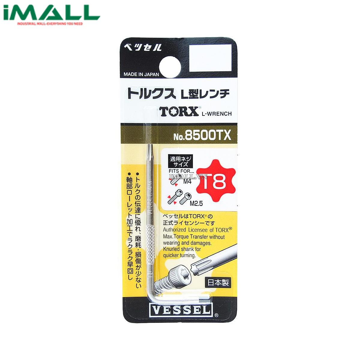 Chìa vặn hoa thị chữ L Vessel 8500TX (T8) (144303)0