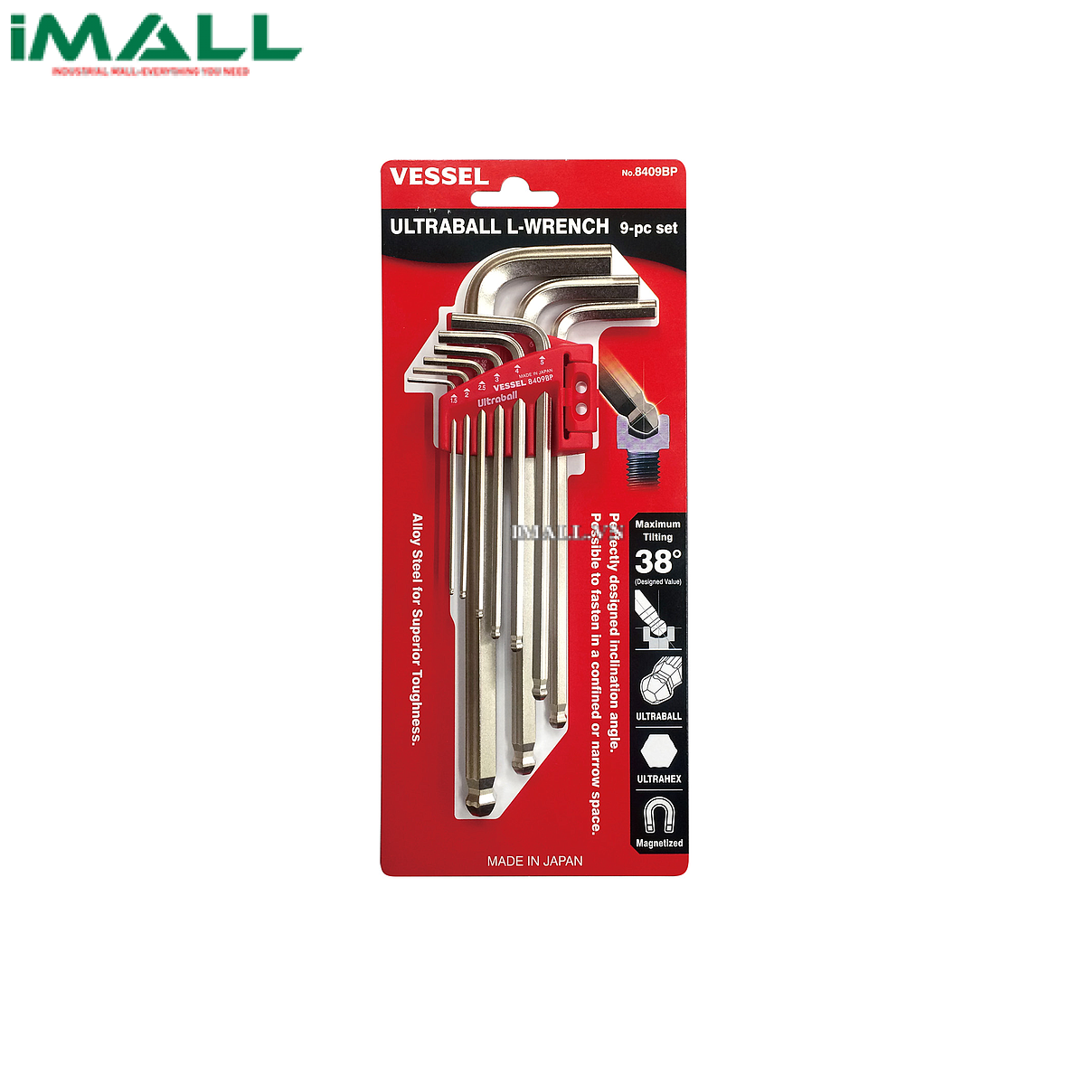 Thanh vặn chữ L Vessel 8409BP0