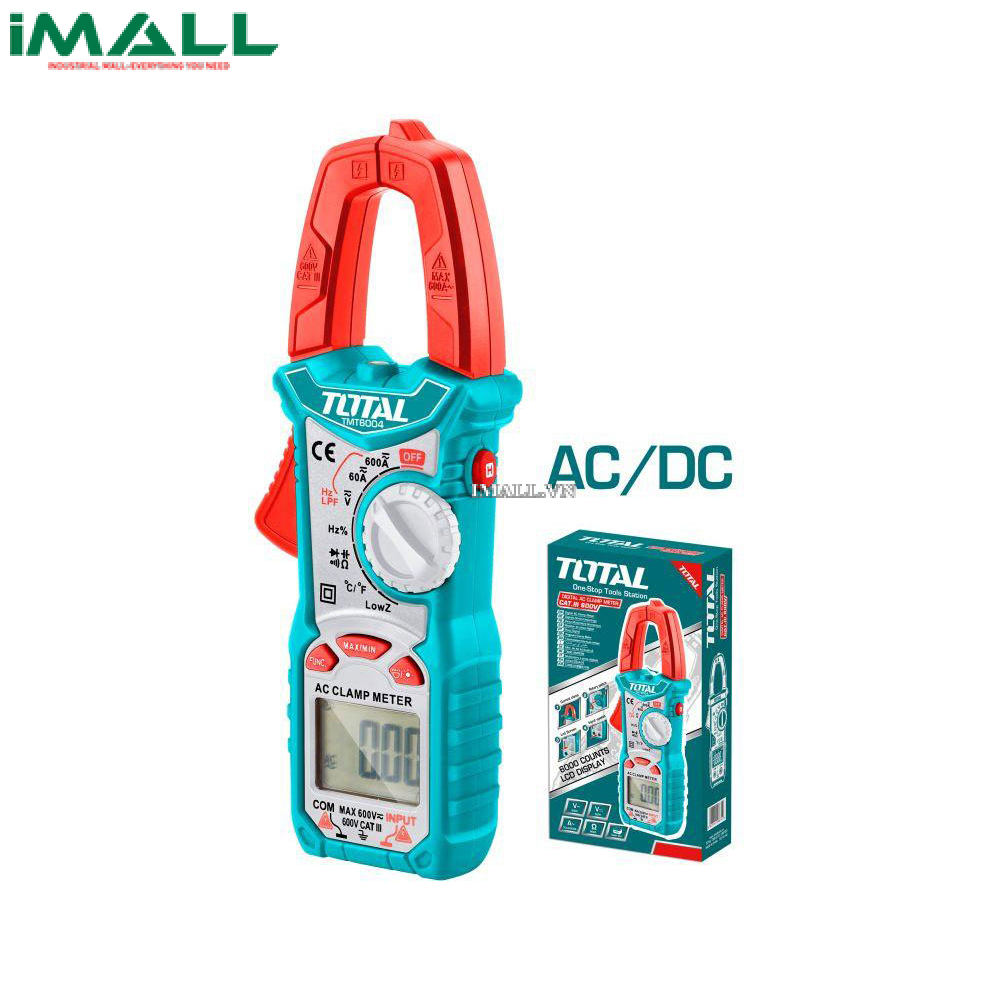 Ampe kìm đo DC/AC (600A) Total TMT46004