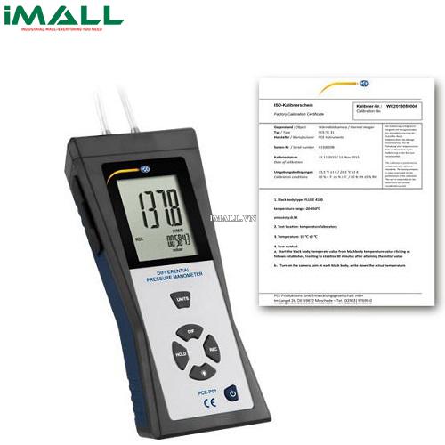 Đồng hồ đo áp suất chênh lệch PCE P01-ICA (0.137 bar)