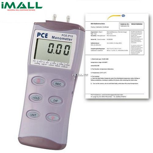 Đồng hồ đo áp suất chênh lệch PCE P15-ICA (15 psi/1 bar)0