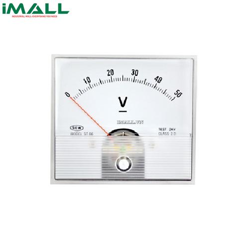 Đồng hồ đo điện gắn tủ đa năng Sew ST86 DC 100V (2%)0