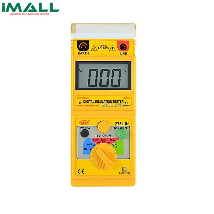 Đồng hồ đo điện trở cách điện hiển thị số SEW 2751IN (2000M Ohm, 1000V)0