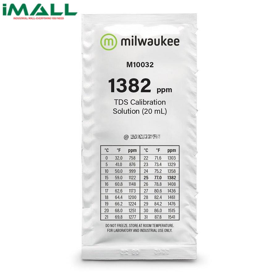 Dung dịch chuẩn TDS (1382 mg/L ) Milwaukee M10032B (Hộp 25 gói 20ml)