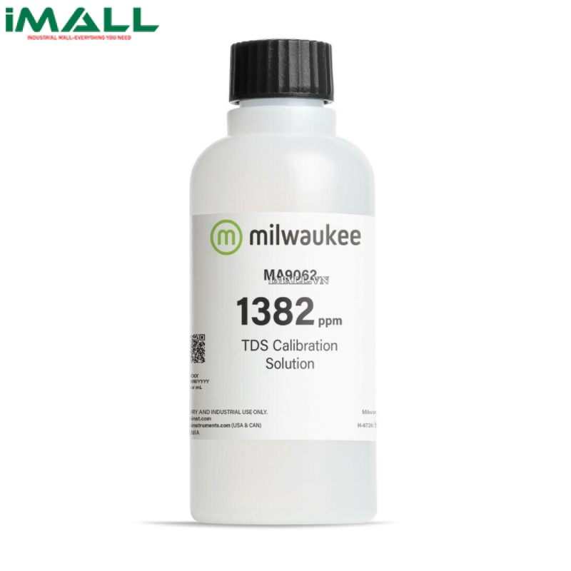 Dung dịch chuẩn TDS (1382 ppm) Milwaukee MA9062 (Chai 230 ml)