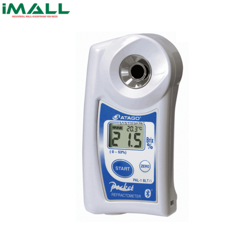 Khúc xạ kế điện tử đo độ ngọt ATAGO PAL-1 BLT/A＋W (0.0 ~ 53.0% Brix, Bluetooth, Cat.no 3810A)0