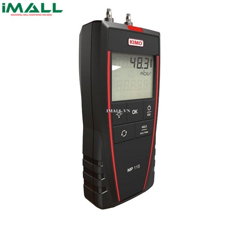 Máy đo áp suất chênh lệch cầm tay KIMO MP110 (-1000~ +1000 Pa, 0.01 bar)