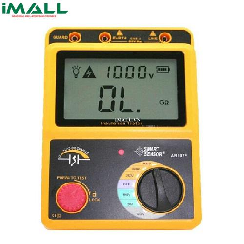 Máy đo điện trở cách điện SMARTSENSOR AR907+ (1000V, 19.9GΩ)0