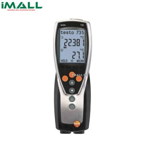 Máy đo nhiệt độ 3 kênh Testo 735-1 (0560 7351, -200 ~ +1760 °C, IP65)0