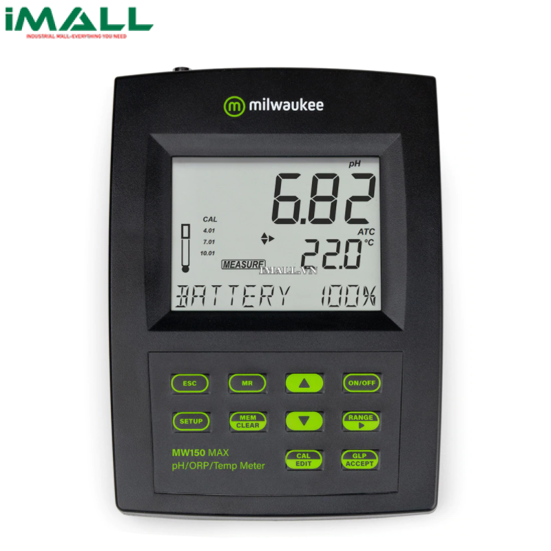 Máy đo pH/ORP/Nhiệt độ để bàn Milwaukee MW150 MAX0