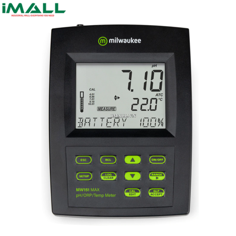 Máy đo pH/ORP/Nhiệt độ để bàn Milwaukee MW151 MAX (Logging)0