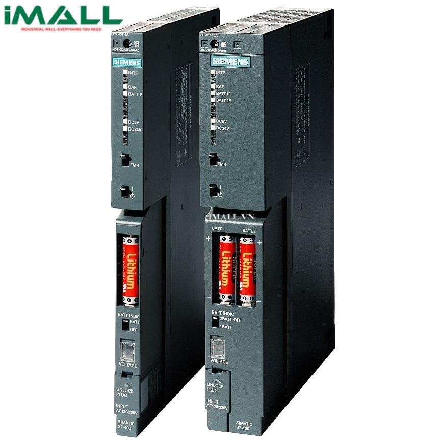 Nguồn PLC S7-400 (24/48/60V,5VDC/10A) SIEMENS 6ES7405-0KA02-0AA0