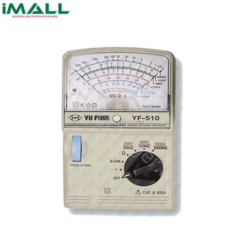 Thiết bị đo điện trở cách điện TENMARS YF-510 (600V/2000MΩ)