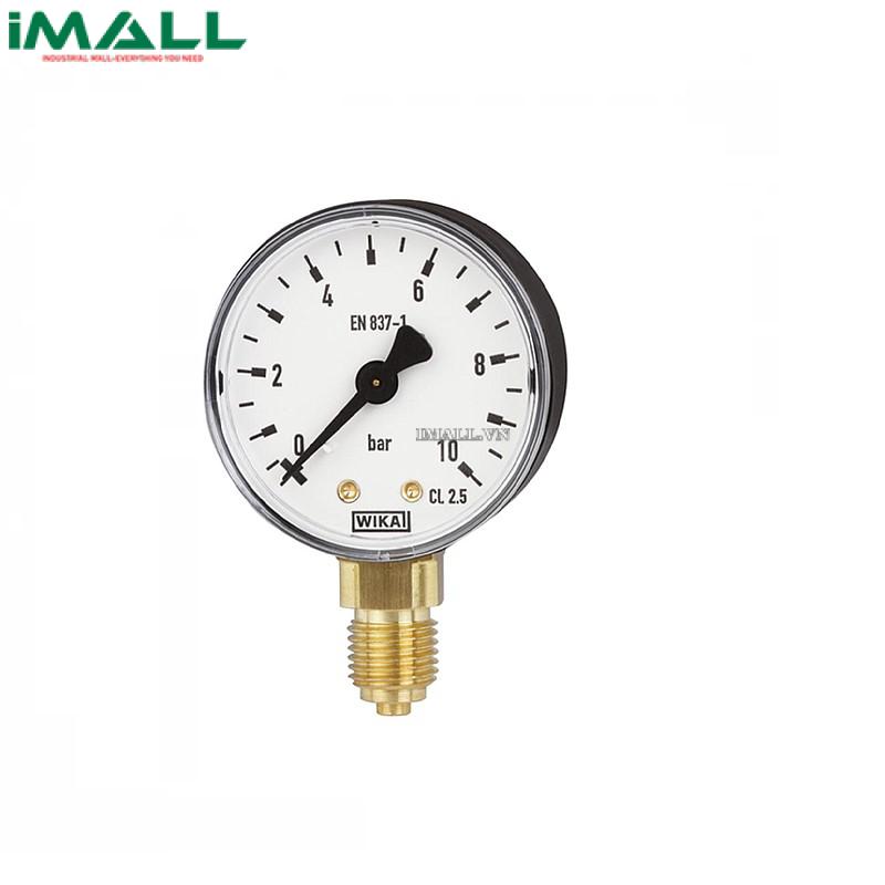 Đồng hồ đo áp suất Wika 111.10 (-1 to 4 kg/cm2 , 63mm, 1/4" Nptm, LM)