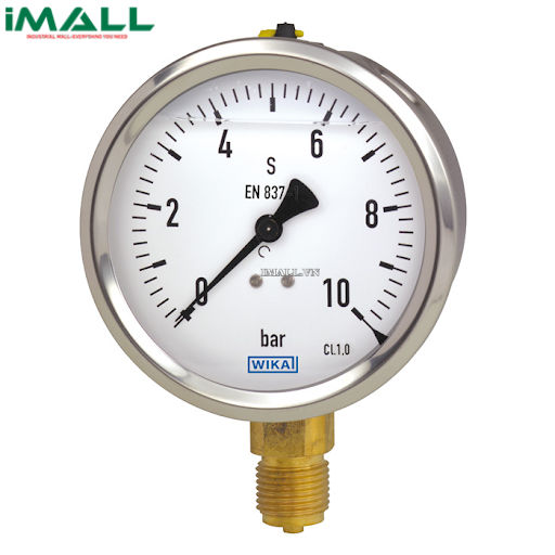 Đồng hồ đo áp suất WIKA 213.53 (100 Bar (Psi), 63mm, 1/4" Nptm, LM)