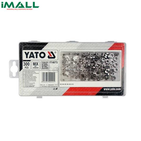 Bộ đai ốc thép không rỉ DIN 934 300 chi tiết Yato YT-067730