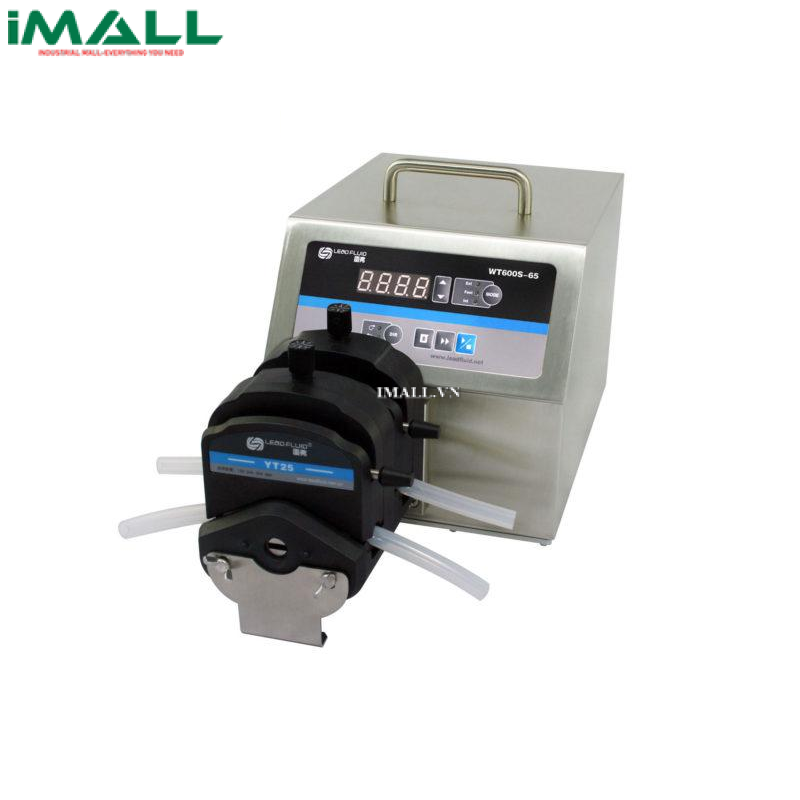 Bơm nhu động tốc độ điều chỉnh Leadfluid WT600S-65 (3-6000mL/min, 2 kênh)0