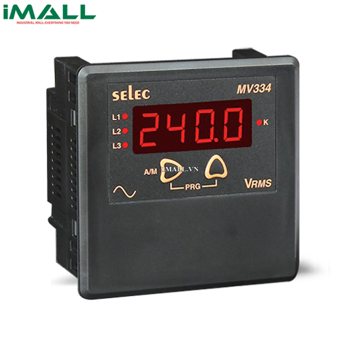 Đồng hồ đo điện áp AC 3 pha Selec MV334