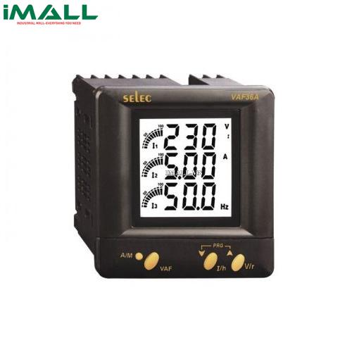 Đồng hồ đo điện áp, dòng điện và tần số Selec VAF36A (96x96)