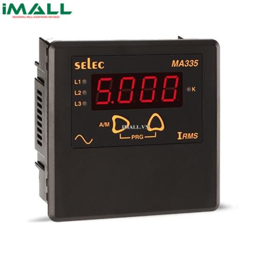 Đồng hồ đo dòng Selec MA335 (96x96, 1/5 - 999 KA)0
