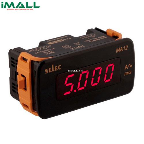 Đồng hồ tủ điện dạng số dùng dòng điện DC hiển thị dạng LED Selec MA12-DC-200mA (48x96)