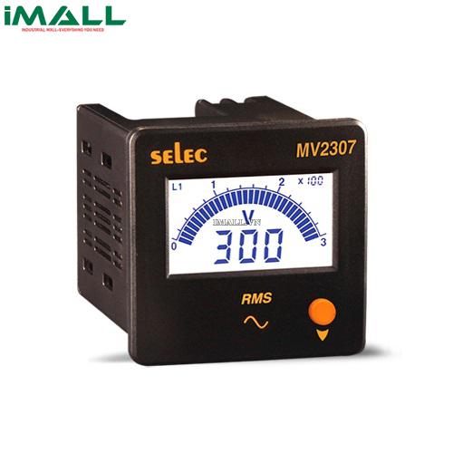 Đồng hồ tủ điện dạng số dùng dòng điện DC hiển thị dạng LED Selec MV2307 (72x72)