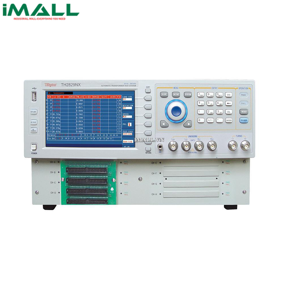 Hệ thống kiểm tra máy biến áp tự động Tonghui TH2829NX (20Hz~200kHz)