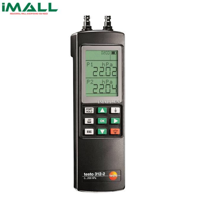 Máy đo áp suất Testo 312-2 (40/200 hPa, 0632 0313)