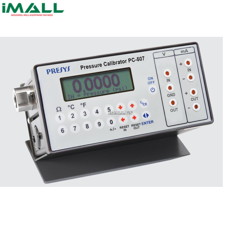 Máy hiệu chuẩn áp suất PRESYS PC-507 (0.025%; 250 mmH2O to 10000 psi)0