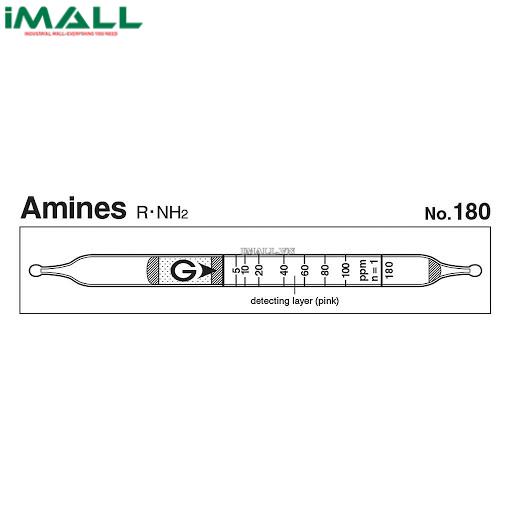 Ống dò đo Amin R-NH2 nhanh Gastec 180 (5 ~ 100 ppm)