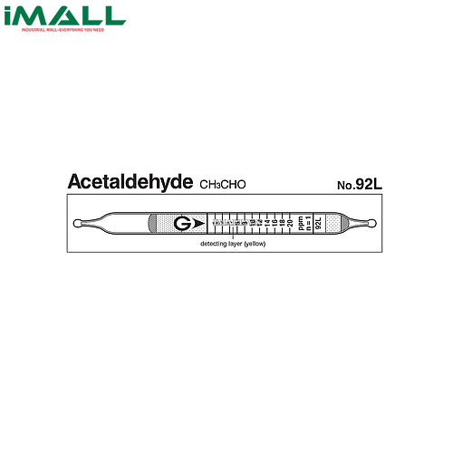 Ống dò đo nhanh Acetaldehyde CH3CHO Gastec 92L (1 - 20ppm)