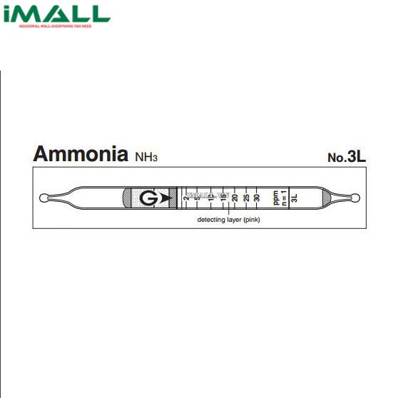 Ống dò đo nhanh Amoniac NH3 Gastec 3L (0,5-78 ppm)0