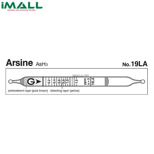 Ống dò đo nhanh Arsine AsH3 Gastec 19LA (0,04-10ppm)