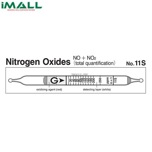 Ống dò đo nhanh Các ôxit nitơ NO + NO2 Gastec 11S (5 ~ 625ppm)0